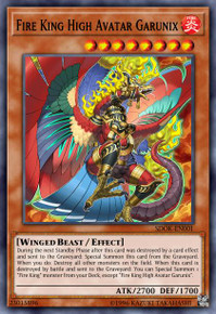  YU-GI-OH! - Fire King Avatar Barong (SDOK-EN002) - Structure  Deck: Onslaught of The Fire Kings - 1st Edition - Common : Toys & Games