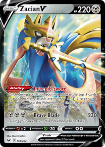 Zamazenta V Gold Secret - 212/202 - Sword & Shield – Card Cavern