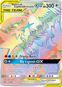 Pokemon TCG - SM12a - 226/173 (UR) - Moltres & Zapdos & Articuno GX