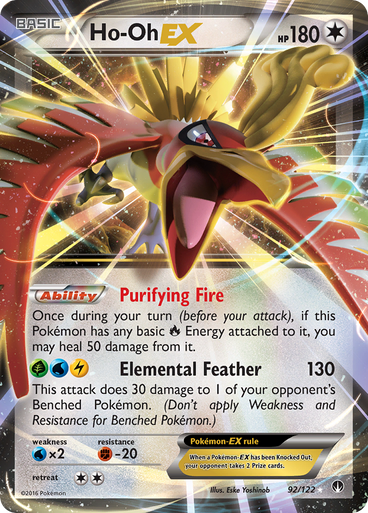 Ho-Oh EX - 92/122 - Ultra Rare