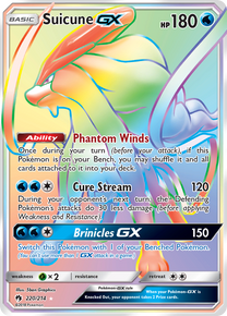 Pokemon Lugia GX - 227/214 - Rare Rainbow Card - SM8 Lost Thunder