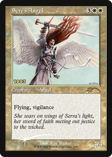 Serra Angel [1] [Retro Frame] [30th Anniversary Promos] - Face To 