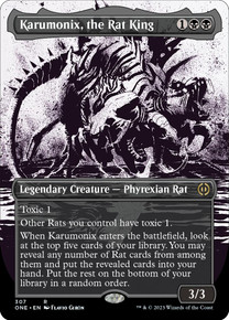 Karumonix, the Rat King [439] [Compleat Foil] [Borderless] [Ichor 