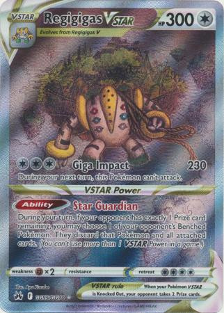 Carta Pokemon Regigigas V astro gg055/gg077 di seconda mano per 15