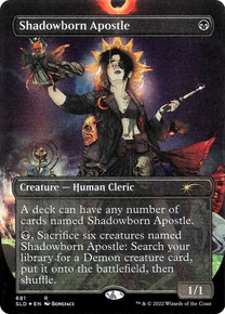 Shadowborn Apostle [0685] [Borderless] [Meyoco] [Secret Lair Drop