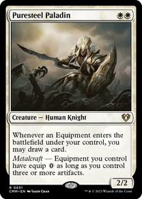 Puresteel Paladin [469] [Etched Foil] [Commander Masters] - Face To Face  Games