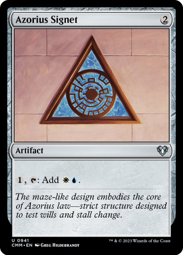 Azorius Signet [941] [Commander Masters] - Face To Face Games