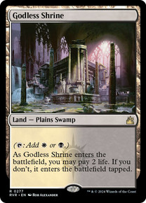 Godless Shrine [401] [Retro Frame] [Ravnica Remastered] - Face To 