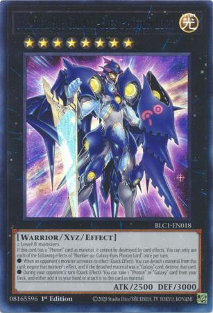 Number 90: Galaxy-Eyes Photon Lord - Silver - BLC1-EN018 - Ultra 