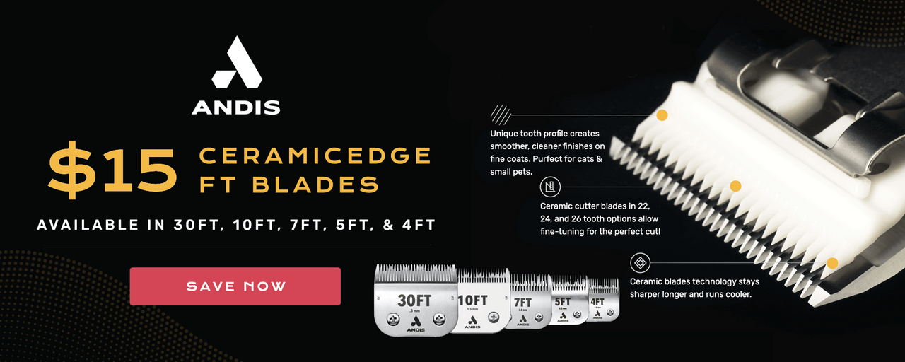 $15 CeramicEdge FT Blades. Available in 30FT, 10FT, 7FT, 5FT and 4FT. Button: Save Now