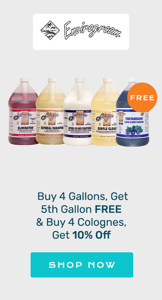 Buy 4 Envirogroom Gallons, Get the 5th Gallon FREE! Mix and match. Must add all 5 gallons to cart.