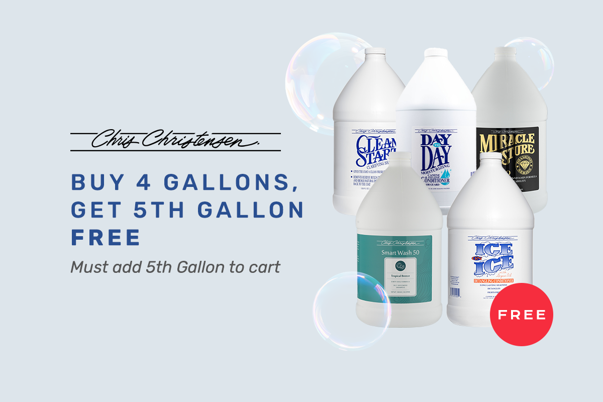 Buy 4 Chris Christensen Gallons, Get 5th Gallon Free
