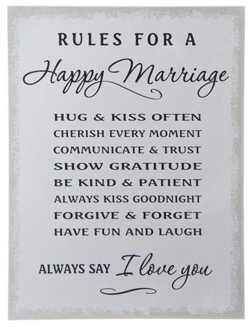 rules for a happy marriage quotes