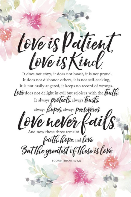 Love Is Patient
1 Corinthians 13
Marriage
Anniversary