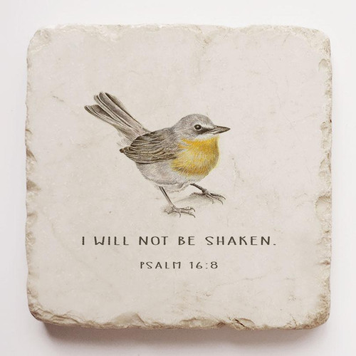 Scripture Stone
I will not be shaken. 
Psalm 16:8