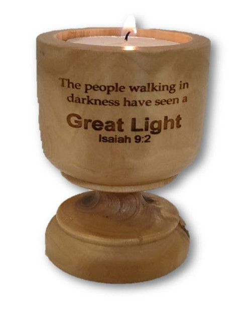 Olive Wood
Holy Land
Candle Holder