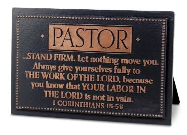 Pastor Thank You
Pastor Appreciation
Plaque