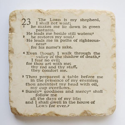 Scripture Stone
Psalm 23