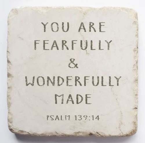Scripture Stone
You are fearfully & wonderfully made.
Psalm 139:14
Baby