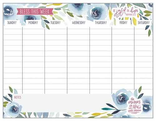 Stationery
Weekly planner