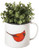 Cardinal Mug Planter