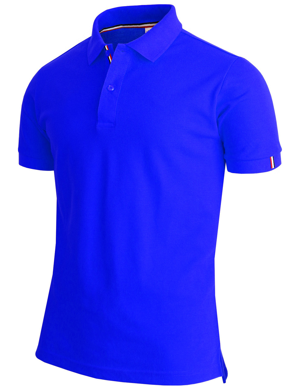 Royal blue polo shirt plain clearance