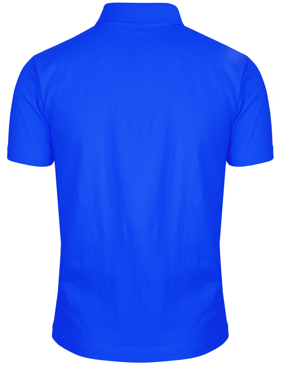 cobalt blue polo shirt