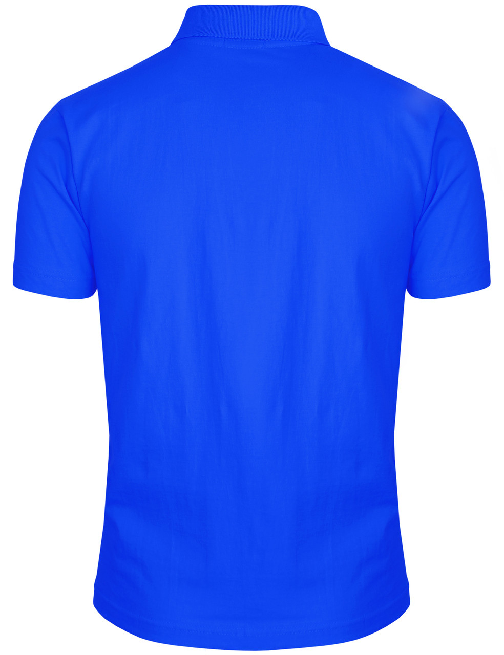 Small Short Sleeve Classic Blue Pique Solid Polo T-Shirt