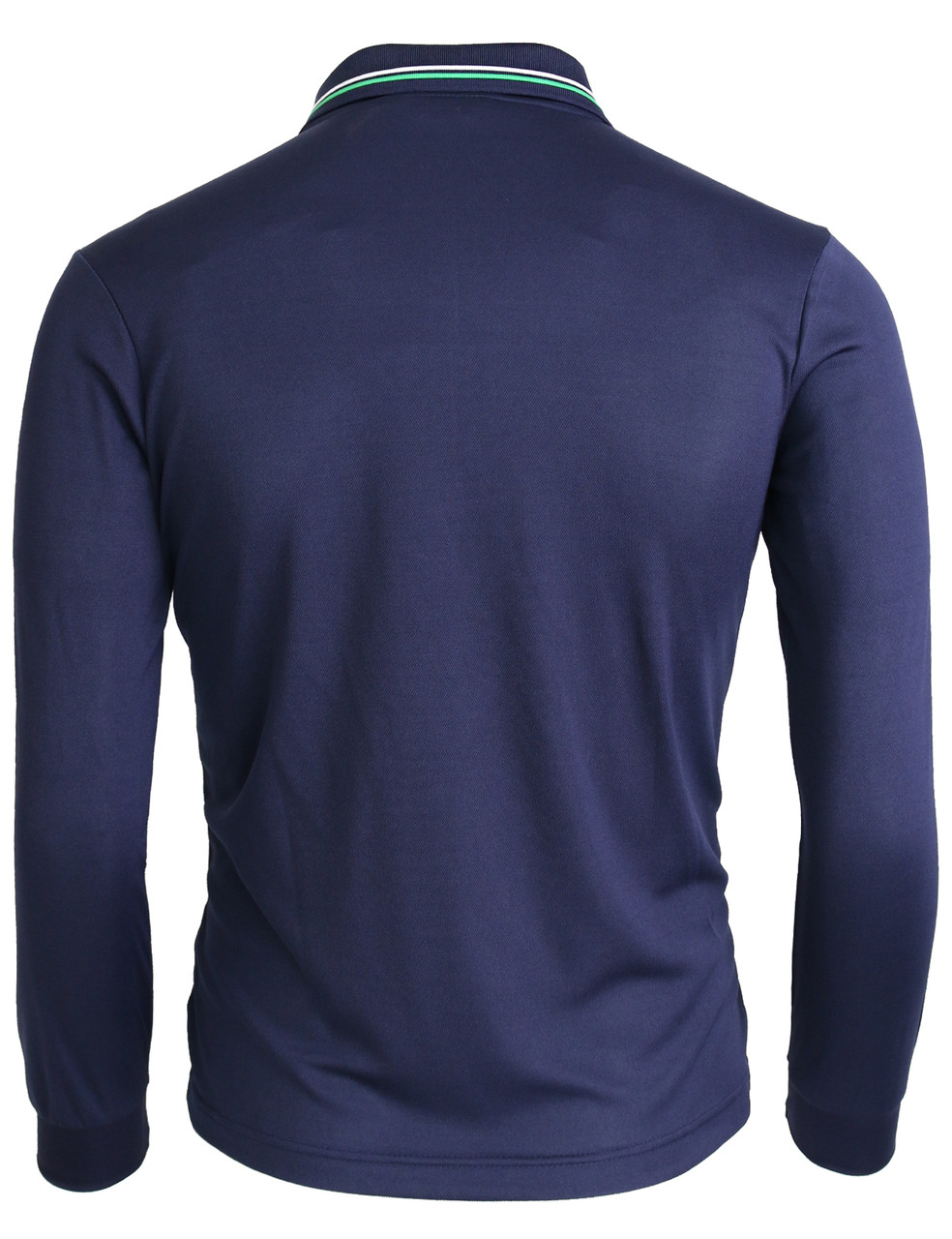 Long Sleeve Dri Fit Zip Polo Shirt-Unisex