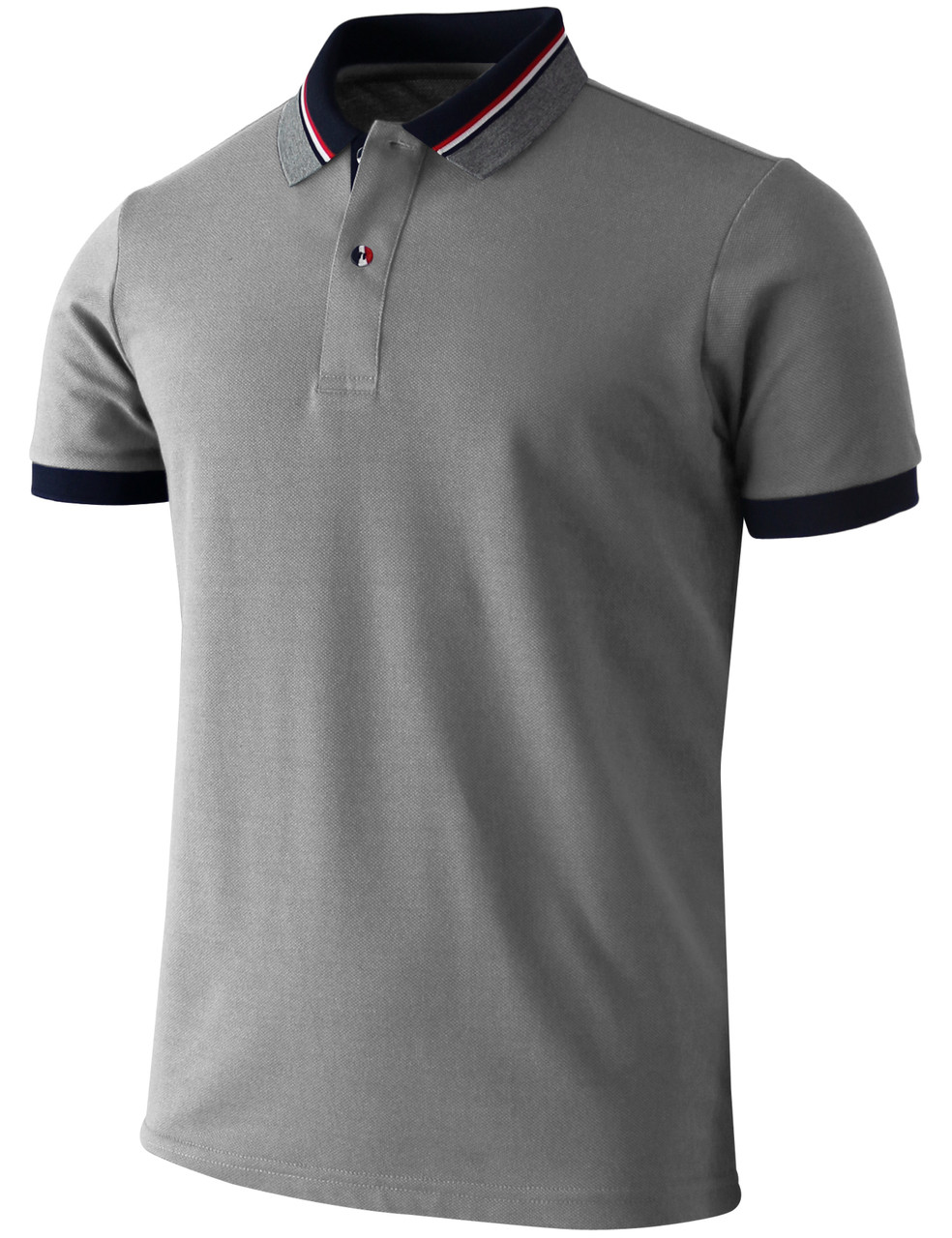 BCPOLO Solid Polo Shirt Short Sleeve Sportswear-5 colors-Unisex