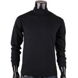 Bcpolo Men's Half Turtleneck Black Mock Neck T-Shirt Long Sleeves Turtleneck T-Shirt.