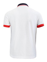 BCPOLO Sportswear Solid White Polo Shirt Short Seeve Golfwear