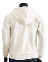 BCPOLO zipper hoodie jumper Zip-Hoodie, Solid Cotton Zip-up hoodie jacket-Ivory