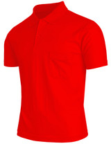 Short Sleeve cotton solid Polo Shirts-Unisex