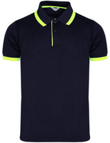 Short Sleeve Fluorescent Color Pique Polo Shirt-Unisex