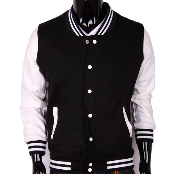 Bcpolo Baseball Jacket Black Cotton Baseball Jacket Varsity Jacket