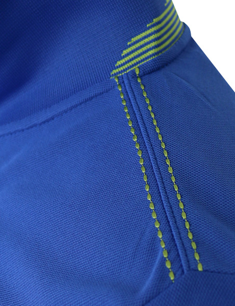Long Sleeve Dri Fit Stitch Point Polo Shirt-Unisex