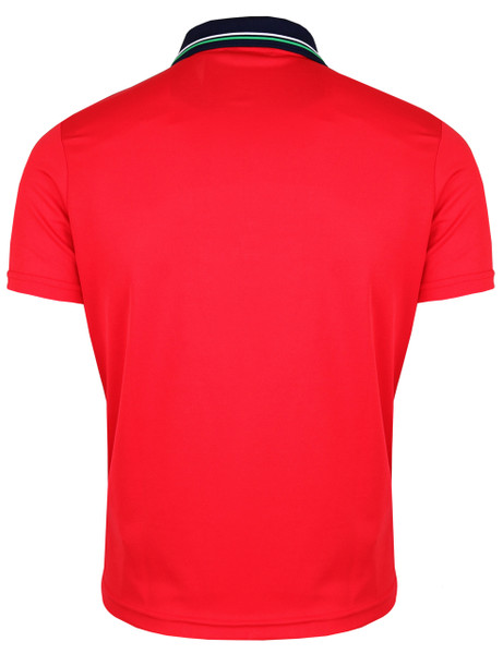 Short Sleeve Dri Fit Zip Polo Shirt-Unisex