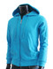 BCPOLO zipper hoodie jumper Zip-Hoodie, Solid Cotton Zip-up hoodie jacket-Blue