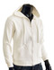 BCPOLO zipper hoodie jumper Zip-Hoodie, Solid Cotton Zip-up hoodie jacket-Ivory