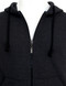 Casual zip hoodie sleeveless hoodie jacket-charcoal front detail