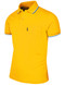 Short Sleeve Dri Fit Collar 2 line Point Polo Shirt-Unisex
