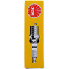 NGK spark plug in its yellow retail box
