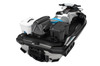 LinQ Multi Cargo Rack on a Sea-Doo with a cooler, cargo box and bag fitted