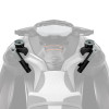 Sea-Doo LinQ front support 295100948 (left side) shown with holders on an RXT/GTX console (2018 and up)