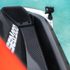 Action camera on the LinQ Lite holder at the rear of a Sea-Doo Spark