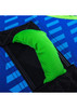 Close-up of the green quick rope connector on the Jobe Ridge towable