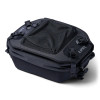 LinQ 20 L semi-rigid cooler in black, angled view with mesh lid pocket