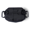 Underside of the LinQ 20 L semi-rigid cooler showing LinQ mounting brackets and side handles