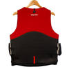 Sea-Doo Pro Team L50 life jacket in red and black, rear view